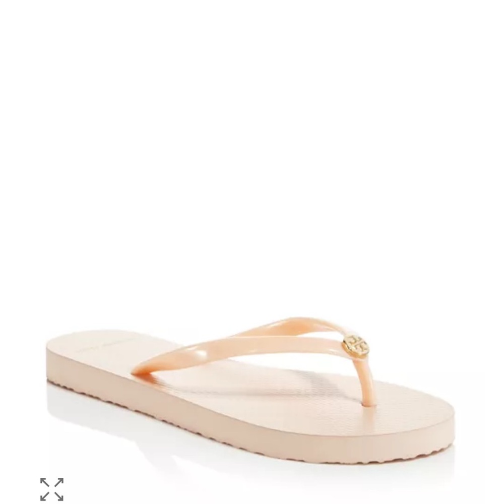 Tory Burch Vintage Y2K Pink Thin Summer Casual Flip Flops Women's Size 9.5
